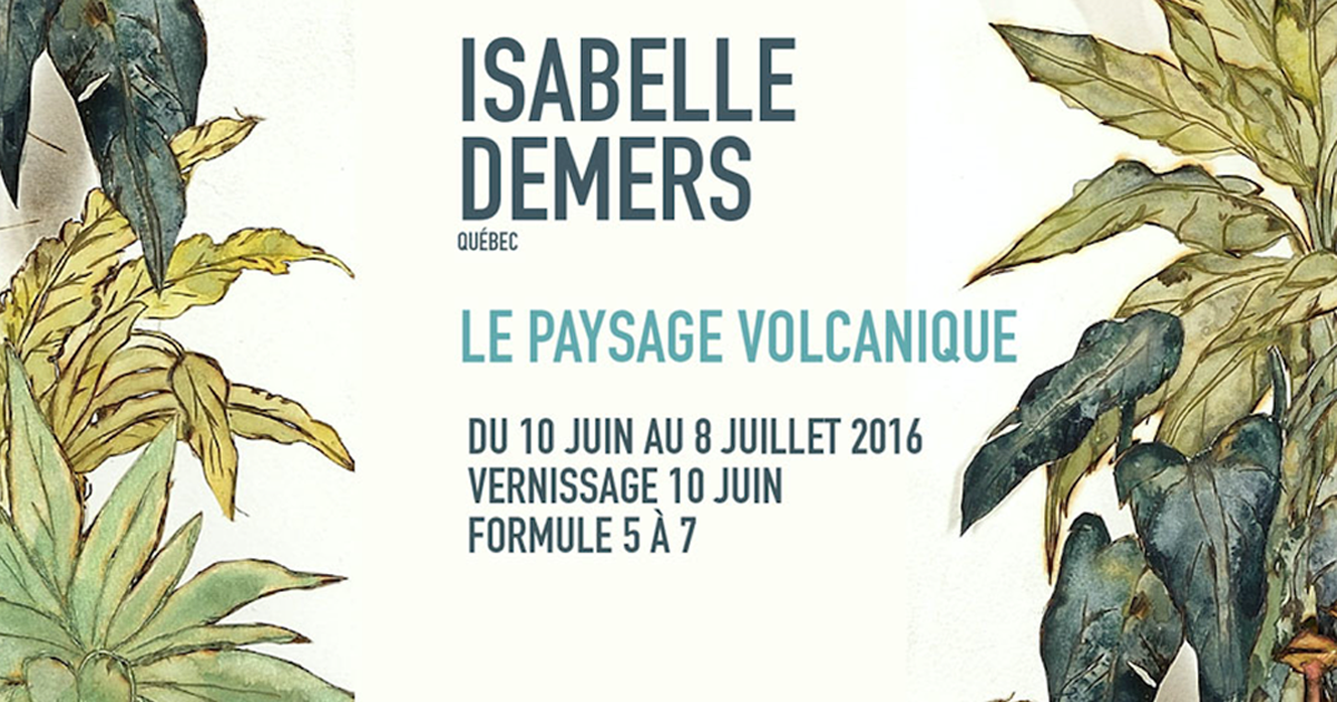 Isabelle DEMERS, Québec LE PAYSAGE VOLCANIQUE | Installation
