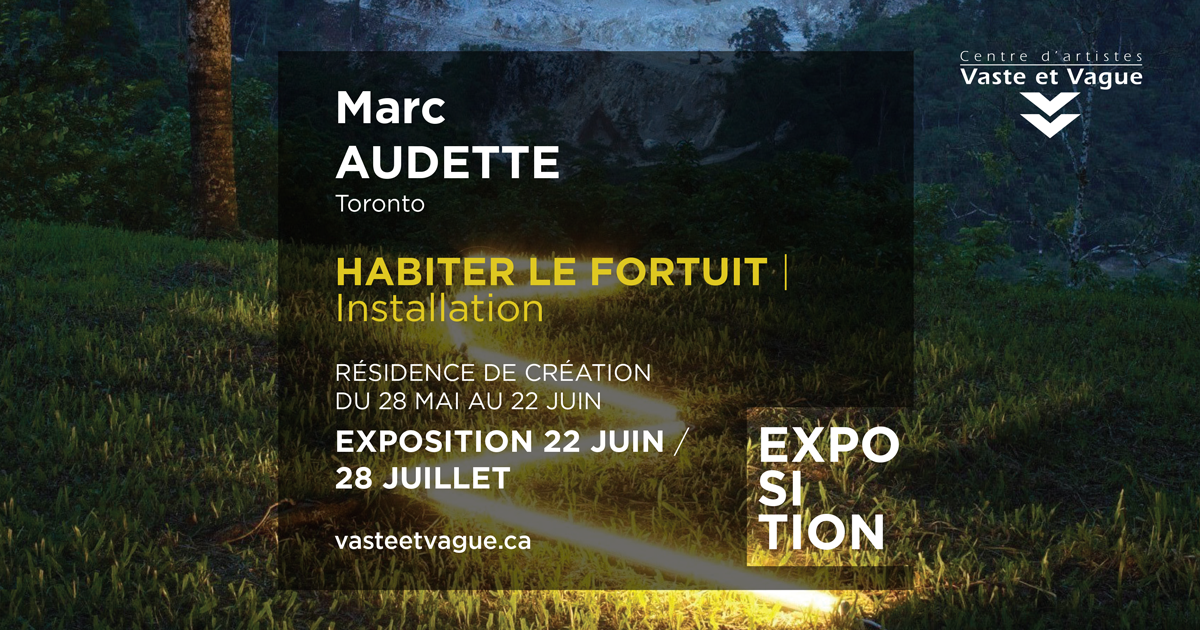 Marc AUDETTE, Toronto HABITER LE FORTUIT | Installation