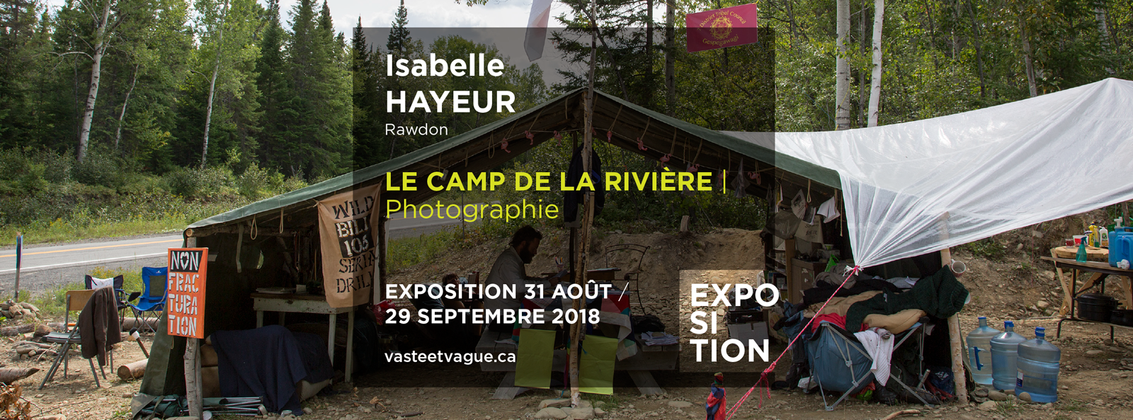 Isabelle HAYEUR, Rawdon LE CAMP DE LA RIVIÈRE | Photographie | Centre d'artistes Vaste et Vague