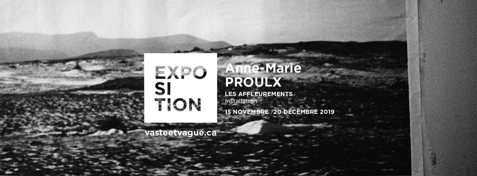 Anne-Marie PROULX | LES AFFLEUREMENTS | Installation
