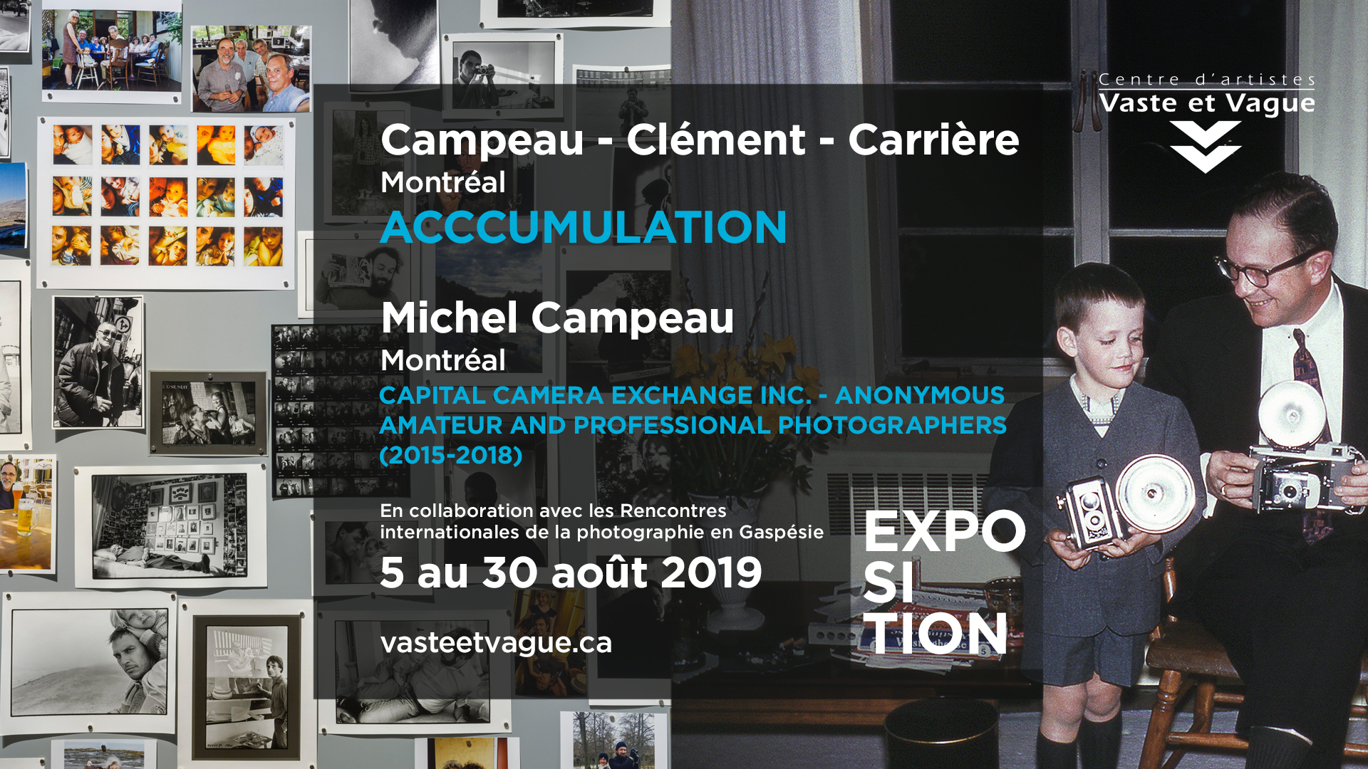 CAMPEAU – CLÉMENT – CARRIÈRE | Rencontres internationales de la photographie en Gaspésie 2019