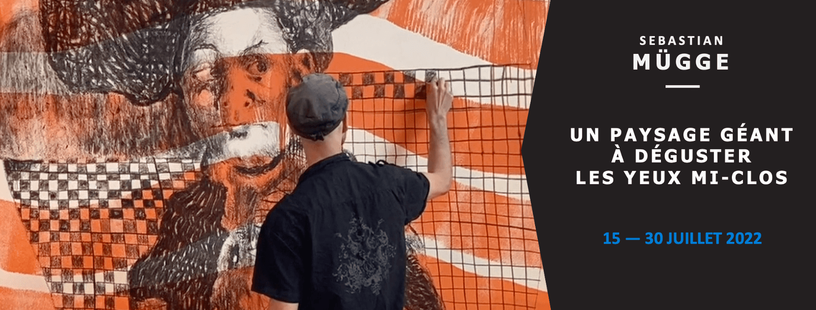 Sebastian MÜGGE | UN PAYSAGE GÉANT À DÉGUSTER LES YEUX MI-CLOS | Dessin mural