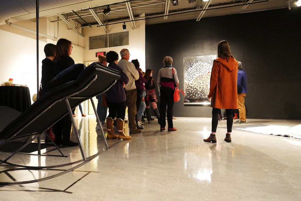 Vernissage de l'exposition TRIANGULATION | Installation | Camille BERNARD-GRAVEL