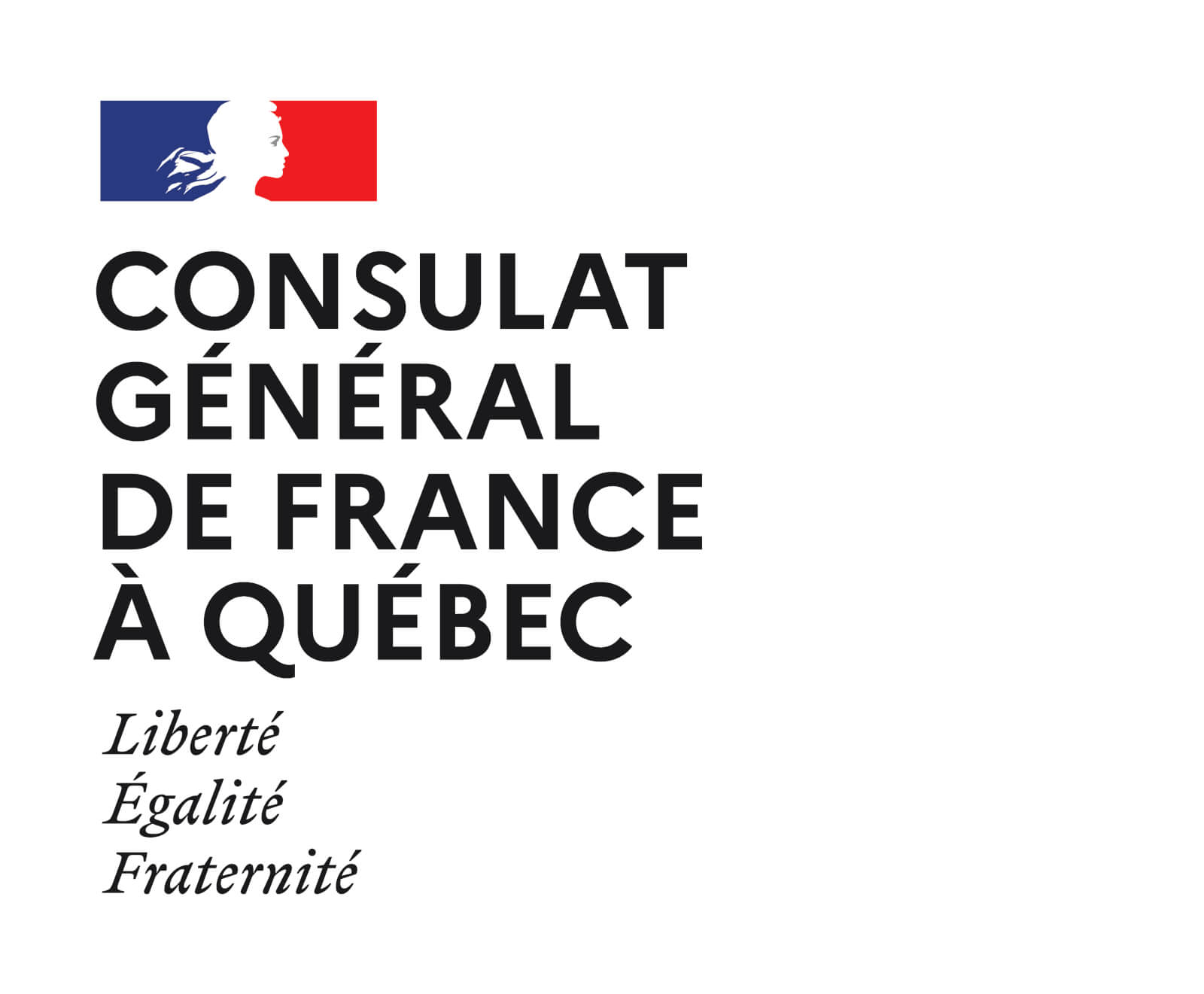 Logo du consulat général de France à Québec.
